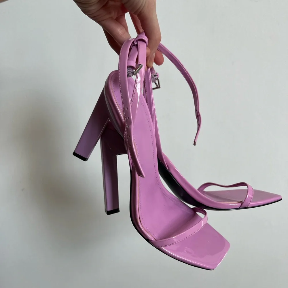 Marc Fisher LTD pink strappy sandals SIZE 9 - Picture 5 of 8